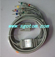 专业医疗监护配件 供应HP、飞利浦、迈瑞PM5000一体式心电导联线及电子配件